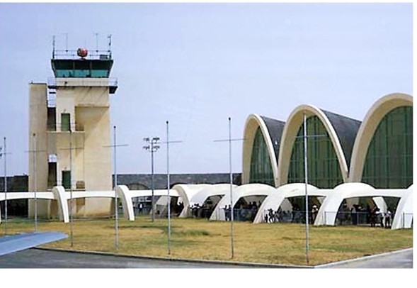 An image of Kandahar International Airport in Afghanistan designed and facilitated by PDFM