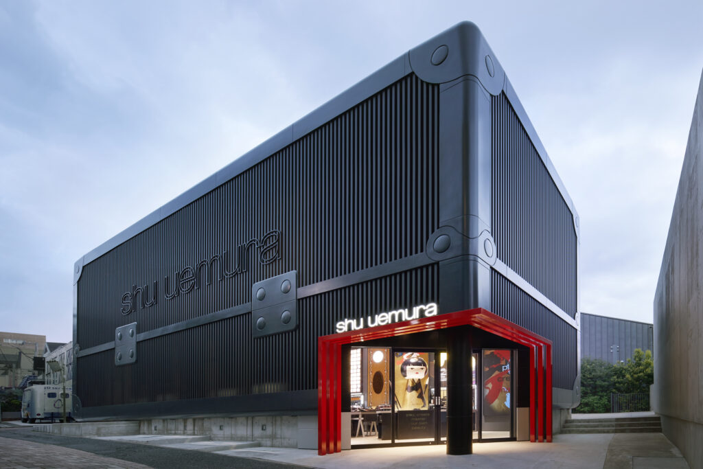 An image of Shu Uemura's flagship store designed and supervised by PDFM
