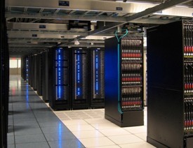 A picture of a data center