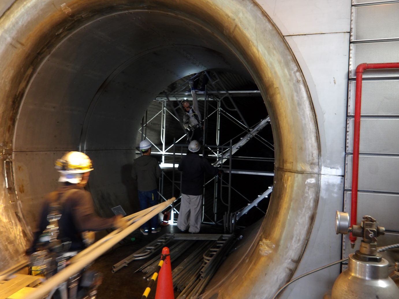 an image of Jet Engine Test Cell Facilities in U.S. Naval Air Facility, Atsugi in maintenance under supervision of PDFM