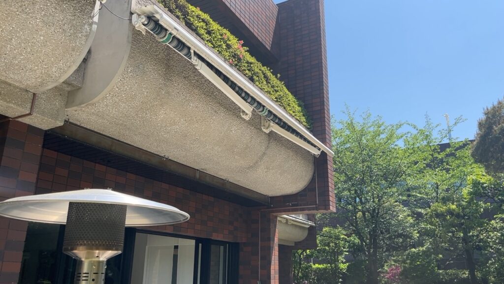 awning at Swiss embassy Japan