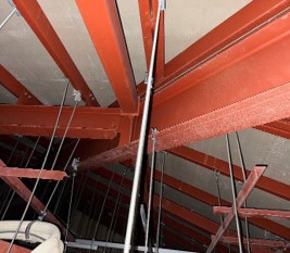 Frames of townhouse included in PDFM's seismic and environmental evaluation for a revitalization project.